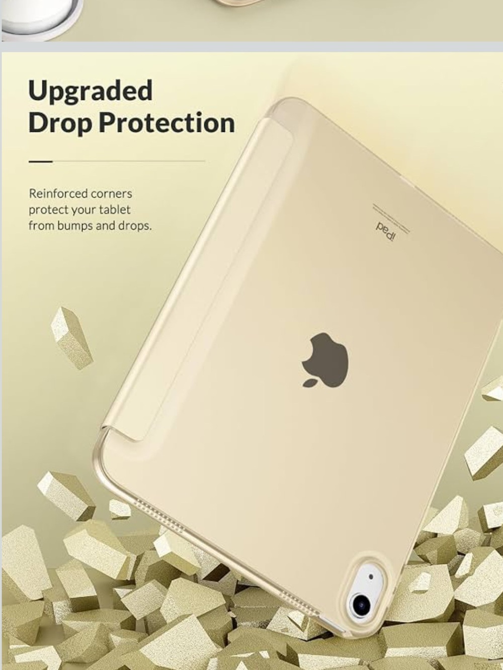 Champagne Flexible Gold Case for iPad (11th/10th Gen) - Protective - Picture 7 of 7
